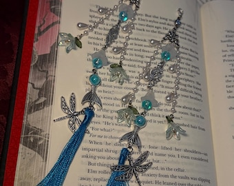 Blue Water Lilly Bookmark Add On