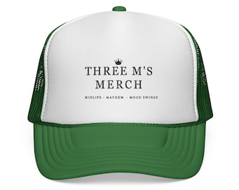 Three M's Merch Trucker Cap | Logo Mesh Baseball Hat
