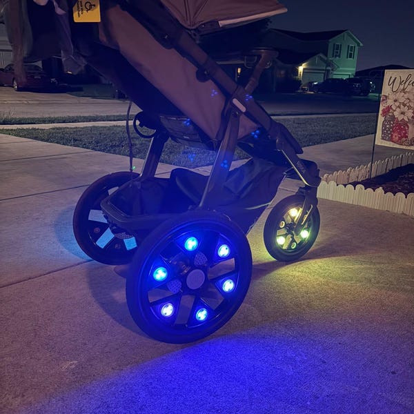 UppaBaby VISTA CRUZ RIDGE Stroller Led Wheel Lights with Remote