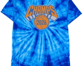 Jalen Brunson Knicks Champions Champs TIE DYE Shirt T-Shirt
