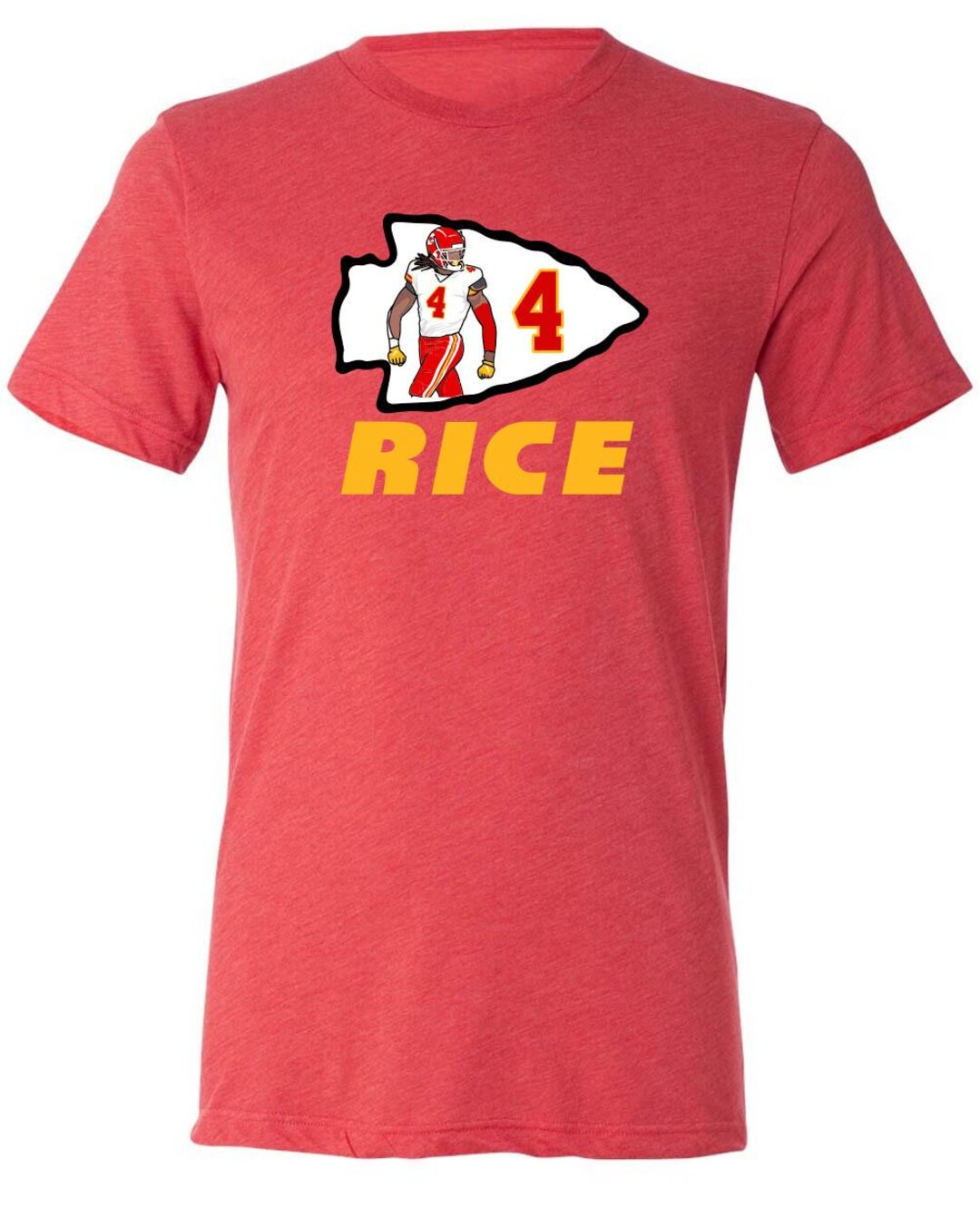 Lambo Logo Rashee Rice Triblend Rashee Rice Chiefs Logo Shirt - Etsy