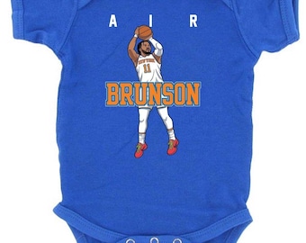 Jalen Brunson AIR Knicks Creeper Romper One Piece BABY