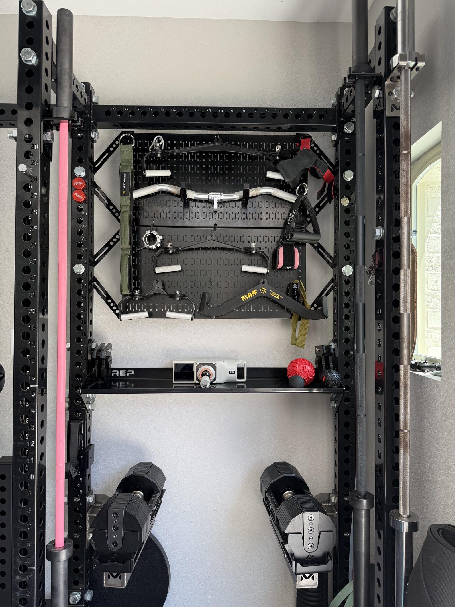 Wall Control Brackets for 3x3 Squat Rack | Fits Rogue & REP Racks ...