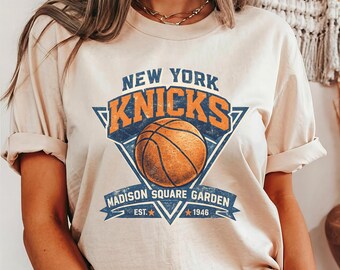 Chemise Madison Square Garden des New York Knicks, sweat-shirt de basket-ball NYC, chemise vintage des éliminatoires des Knicks, cadeau de sport pour bébé Game Day jeunesse bambin