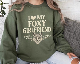 I Love My Silver Fox Vintage Comfort Colors shirt Gildan Sweatshirt,Silver Fox Shirt Older Beauty,Fox Lover gift,Retro Wildlife Lover tee