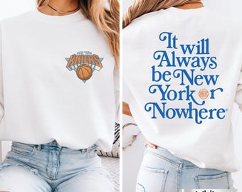 New York Or Nowhere Streetwear,Vintage front and back New York Basketball Shirt,NYC Basketball Sweat,Game Day Youth Toddler baby sports gift
