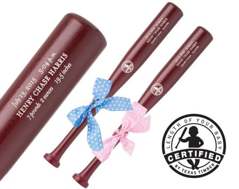 Custom Wood Baby Baseball Bat Cherry Etsy