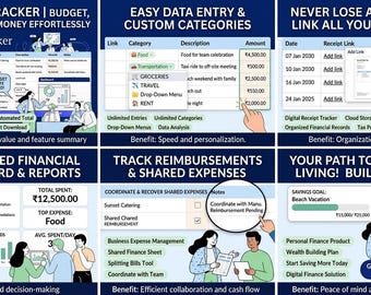 Notion Expense Tracker | Budget Planner & Finance Dashboard