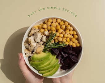 eBook di idee per cene sane, ricette facili e veloci, programmi alimentari di 7 giorni per famiglie