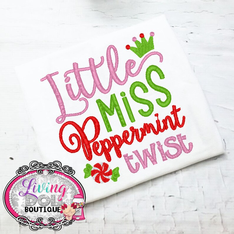Little miss peppermint twist top shirt for baby toddler girls Christmas Holiday Sayings 0 3 6 9 12 months 18 2t 3t 4t 5 6 7 8 9 10