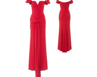 Patrón de costura en PDF para vestido de fiesta con hombros descubiertos / Vestido de noche formal / Vestido de invitada de boda