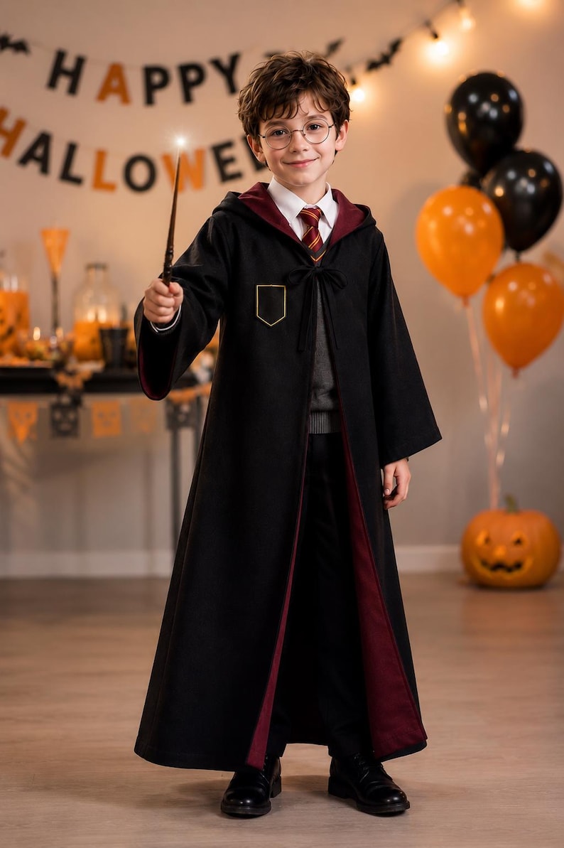 Wizard Capes Pattern Wizard Cloak Sewing Pattern PDF | Kids Cape Halloween Costume | A4 ...