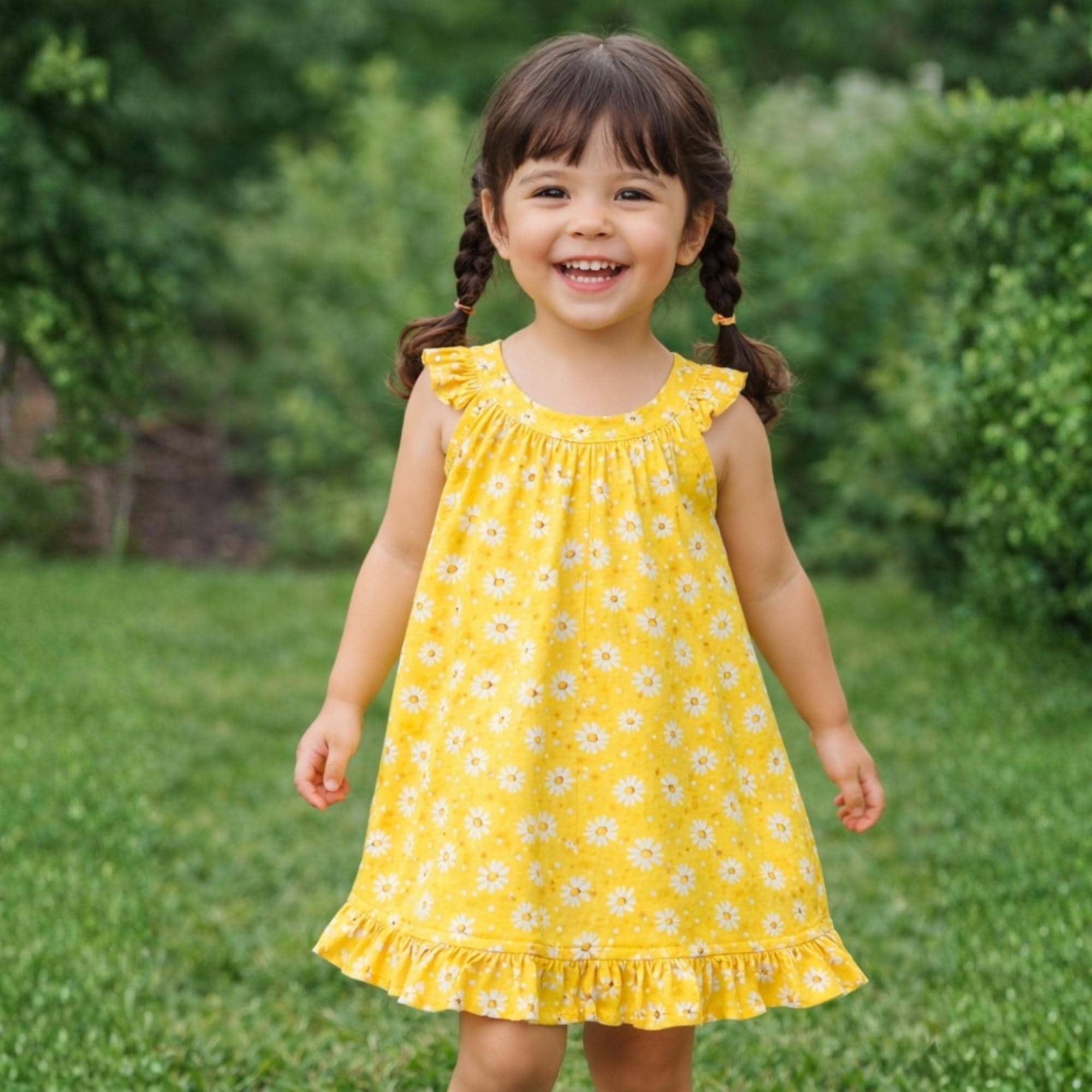 20 Kids' Dress Patterns for Sewing Moms Who Don't Have All Afternoon 4 Girls Dress Sewing Pattern PDF Download