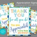 Teacher Appreciation Week Signs to Download and Print, Staff ...