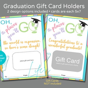 Porte-cartes de remise de diplômes Porte-cartes de remise de diplômes à télécharger et à imprimer, Idée cadeau de remise de diplômes Porte-cartes de remise de diplômes à télécharger et à imprimer