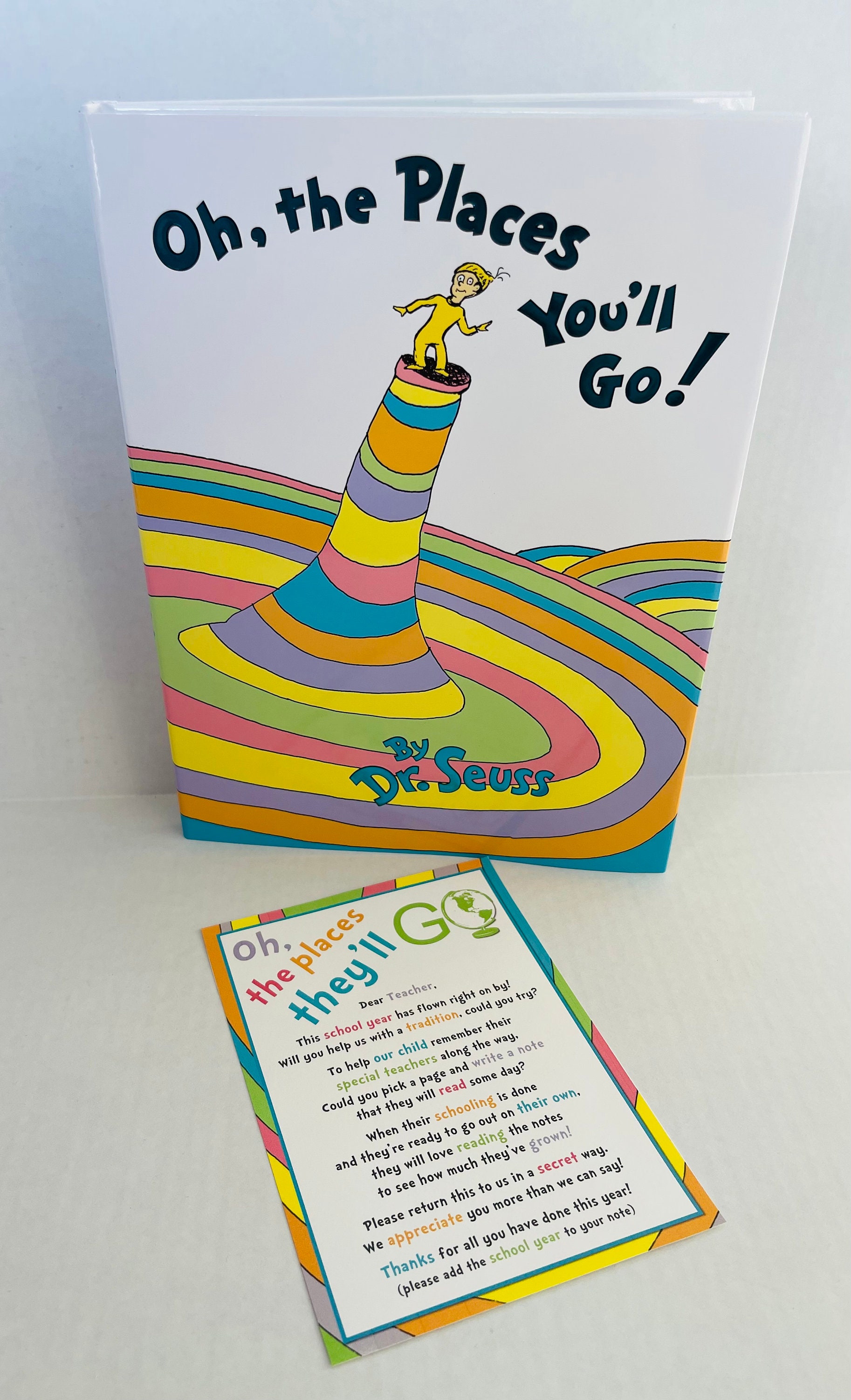 Oh the Places You'll Go Instruction Letter for Teachers to Sign