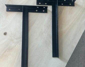 Soportes de pared para fregaderos de mármol / Soporte de acero resistente para fregaderos de piedra y hormigón