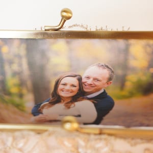 Personalize your Bridal Clutch Purse, Bridesmaid gifts with a Photo Lining For Personalization only image 6