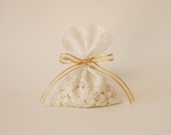 Baptism Favor Bags, Bridal Shower, Party Favors, Wedding Favors, Vintage Wedding, Custom Made Favors