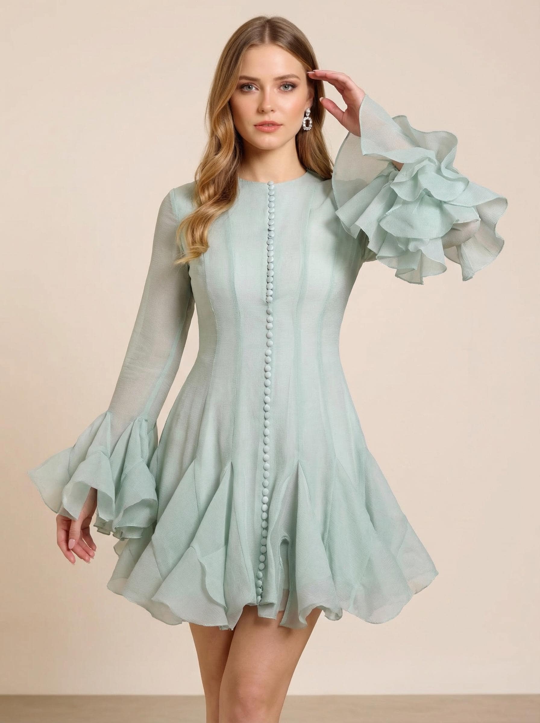 Long Seafoam Green Dress - Etsy