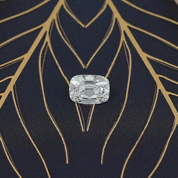 Old Mine Cushion Lab Grown Loose Diamond | Man Made Diamond For Jewelry Making | EF-VS Clarity Diamond | Solitaire Diamond For Custom Ring