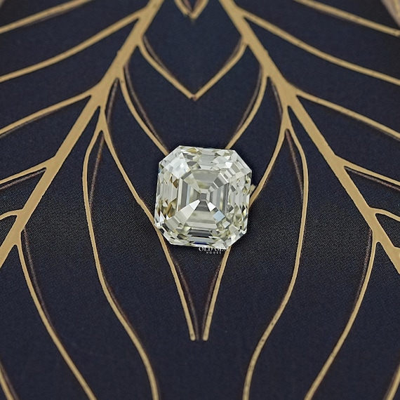 Old Mine Asscher Cut Lab Grown Diamond | Solitaire Diamond For Custom Jewelry Gift | CVD Diamond For Jewelry | Lab Stone For Jewelry Making
