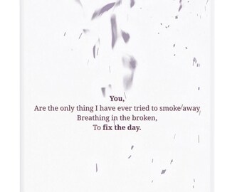 Grief Poem Art Print | Minimalist Healing Decor