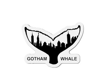 Calcomanía de ballena de Gotham