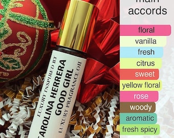 Luxury Perfume Oil Inspired by Good Girl by Carolina Herrera – Feminine, Sweet &