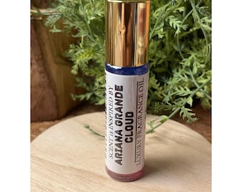 Aceite perfumado de lujo 10 ml en roll-on inspirado en Cloud de Ariana Grande – Dulce y cremoso