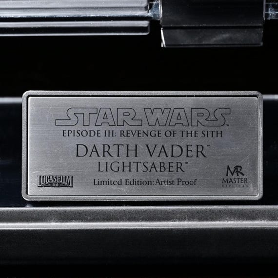 VINTAGE 2005 Master Replicas Darth Vader ROTS Lightsaber. Rare
