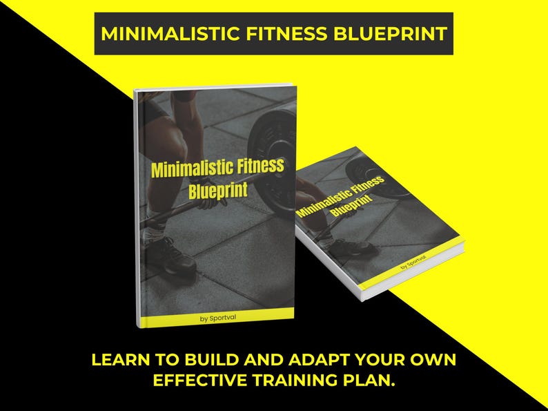 Minimalist Fitness Blueprint Workout Plan Strength Training Ebook Build Muscle Functional ...