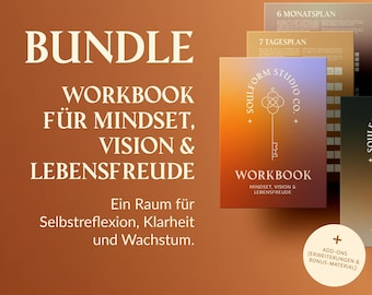 Ensemble de cahiers d'exercices de guérison - Cahier d'exercices + modules complémentaires de journalisation | Set Mindset & Selbstreflexion | Allemand | PDF interactif + version Druck
