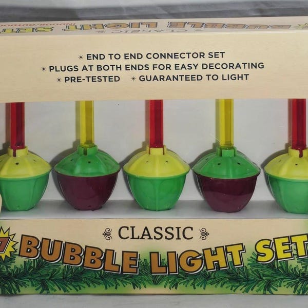 Christmas Vintage Bubble Lights - Etsy