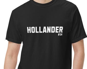 Hollander #24 Hockey Romance T-shirt, comfortabele kleuren BookTok Merch