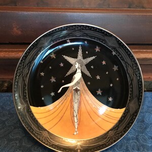 Royal Doulton House of Erte Art Deco Plate New York, New York 