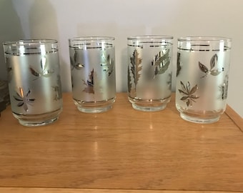 Vasos Libbey Silver Leaf de 12 oz.