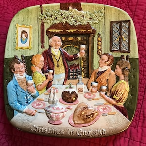 Royal Doulton Christmas Plate John Beswick  Christmas in England