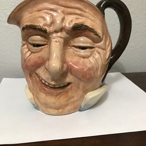 D5788 Royal Doulton large character jug Farmer John with Inside Handle