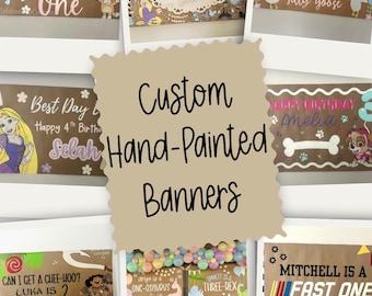 Custom Hand-Painted Banner