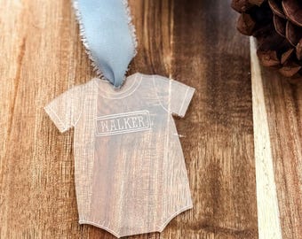 Smock Baby Smock Bubble Ornament Personalized