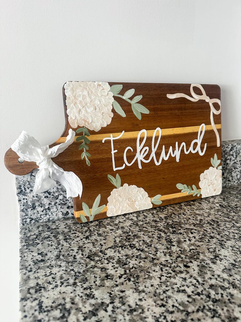 Hand-Painted Decor Cutting Board