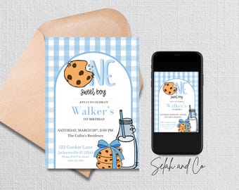 Un dolce ragazzo - Invito modificabile su Canva