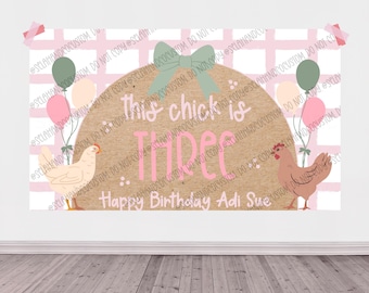 Questo pulcino - Modello di banner in tela scaricabile