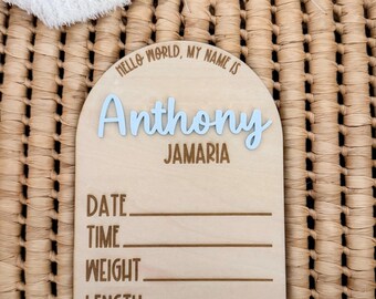 Baby Hospital Stat Sign - Photo Prop