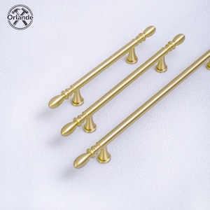 High Quality Brass Handle hole pitch 96mm 128mm 192mm/bedroom drawer handle/wardrobe cabinet bathroom cabinet door handle/Handmade handles