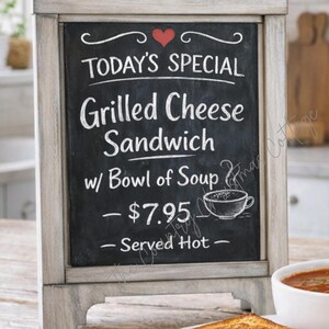 Cottage Café Frame SVG | Farmhouse Home Decor SVG | Laser Cut File | Interchangeable Frame | Primitive Shelf Sitter Decor | Frame SVG