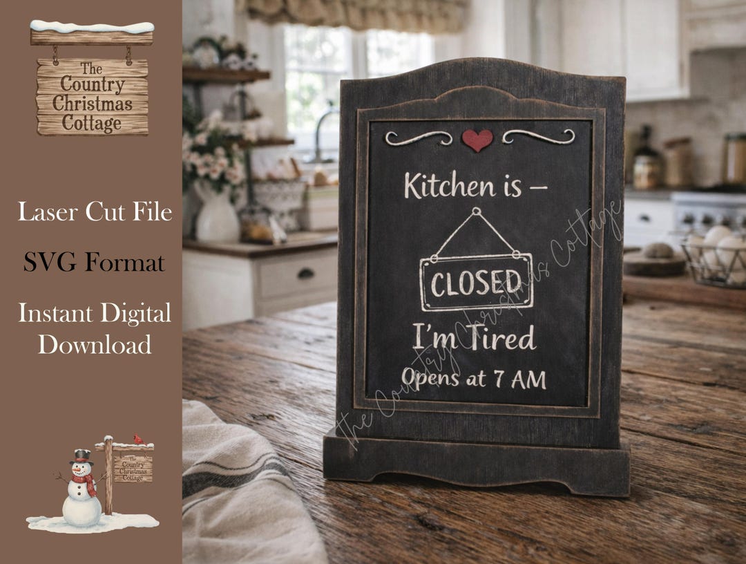 Cottage Interchangeable Frame SVG | Farmhouse Home Decor SVG | Laser ...