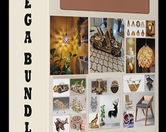 Laser Cut File Bundle: 300,000+ Craft Templates (Digital Download)