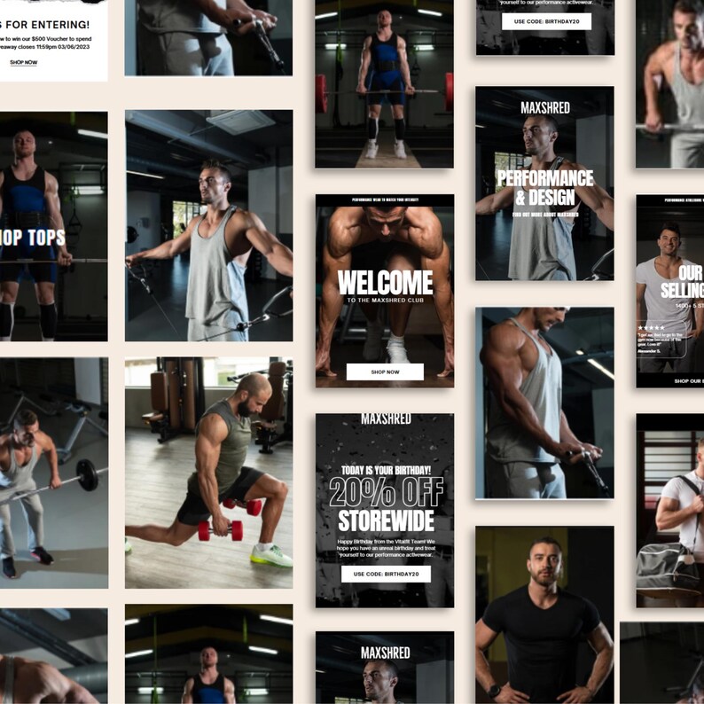 Canva Email Templates Digital Download Collection Professional Marketing Resources Beauty Newsletter Designs Skincare Promotion Materials Fitness Email Templates Retail Business Collection Marketing Tools Package Business Growth Resources